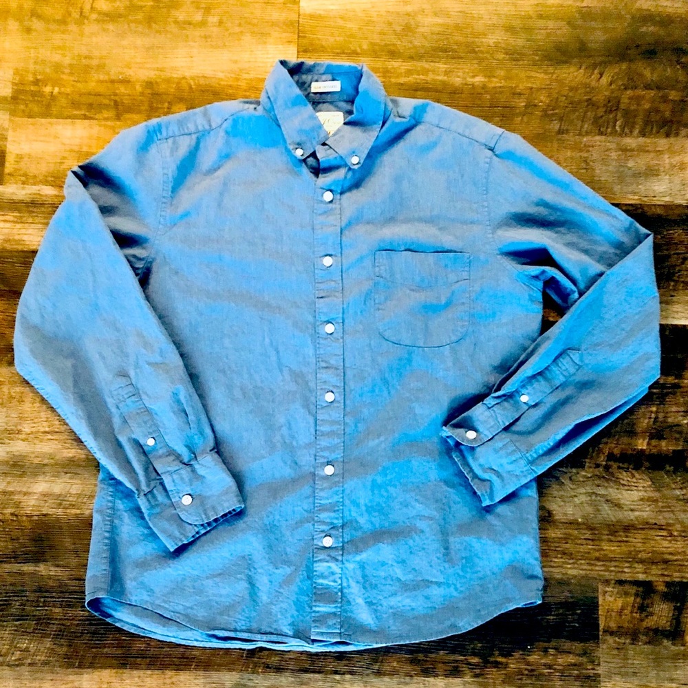 J. Crew Slim Untucked Cotton Button Down Shirt